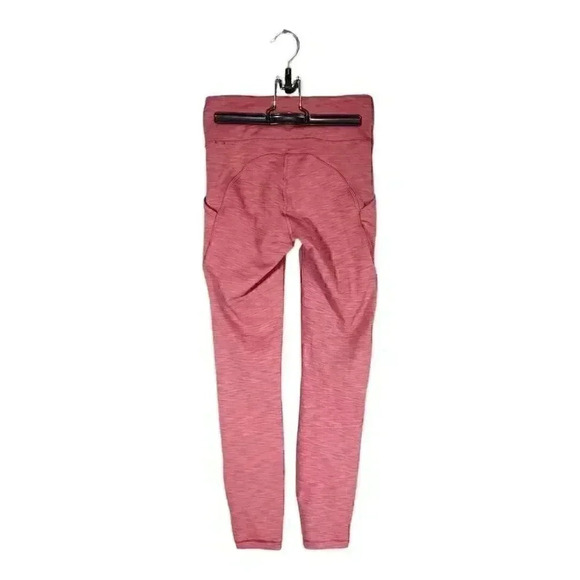 Lululemon Invigorate High-Rise Tight 25" Women’s 4 Pockets Heathered Mulled Wine - Picture 3 of 3